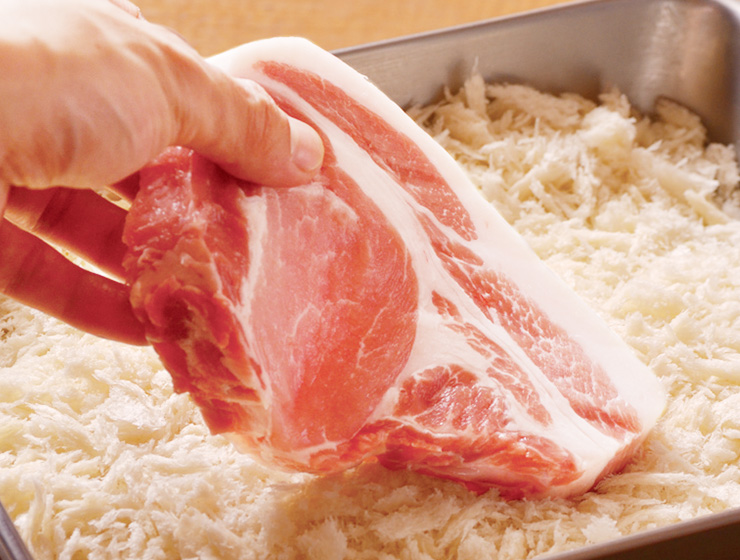 パン粉をつけない