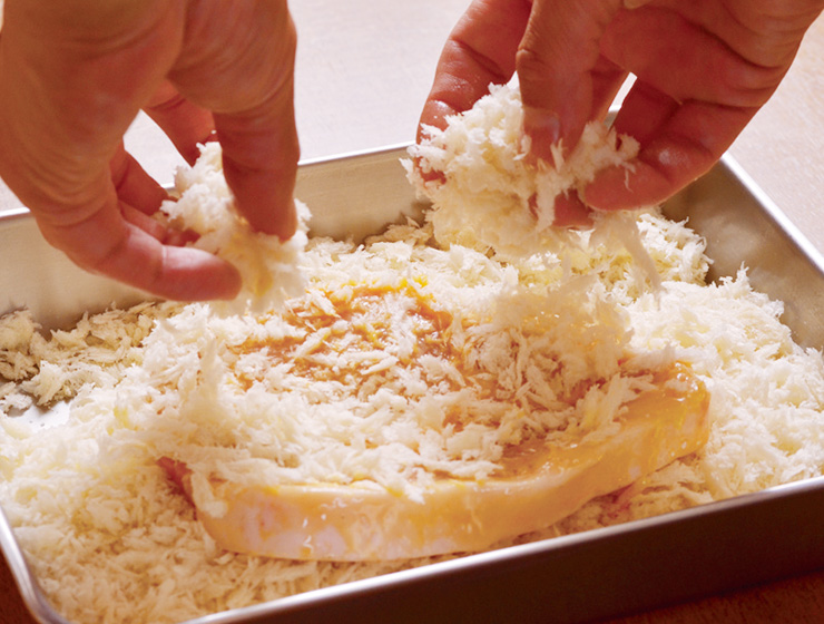 パン粉はご自分で